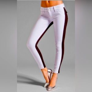 Hudson Jeans made in USA skinny low rise in vice versa - black & white !!